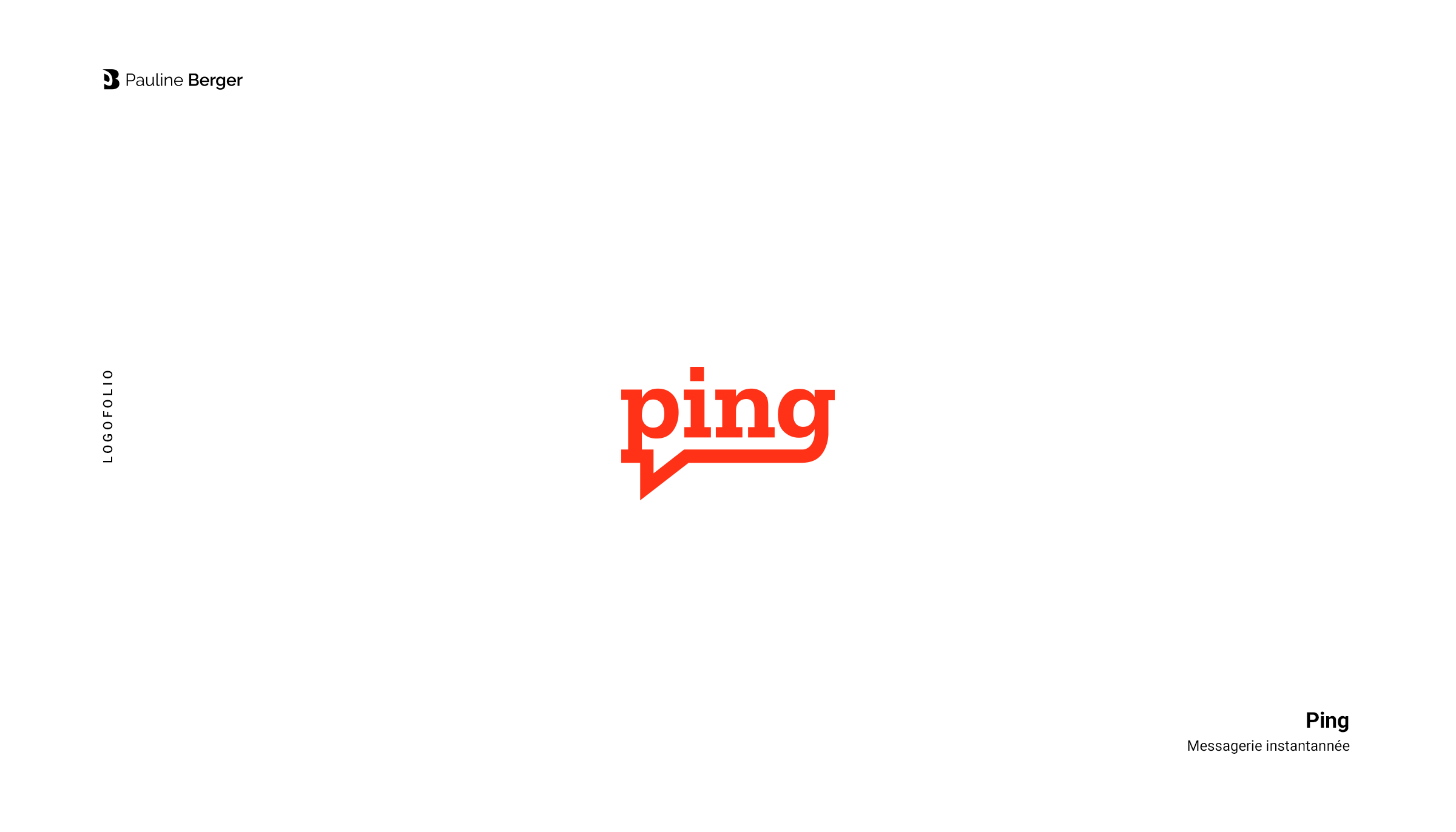 Ping Création de logo