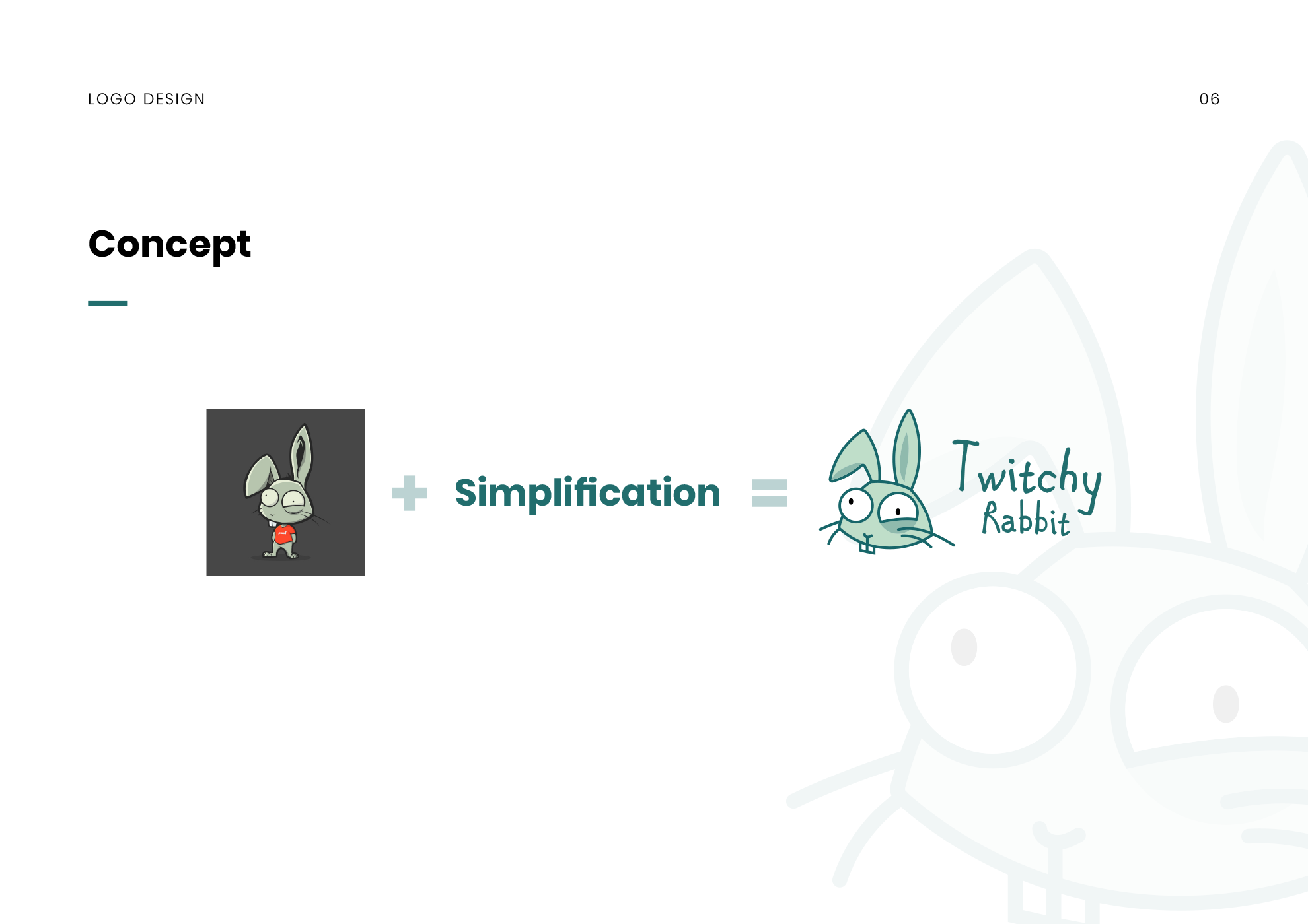 Refonte graphique logo Twitchy Rabbit